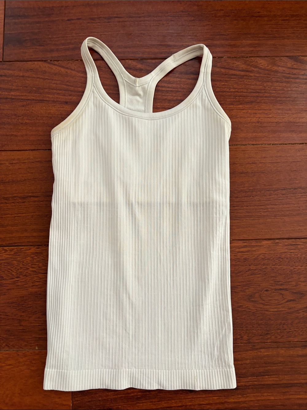 lululemon athletica Ribbed Racerback Tank - Cream